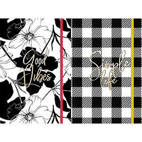 Зошит А5 96арк 3 види лініюв біл. блок інтегральна обкл. 80г/м2, софт тач + тис. A5-IC-096-790