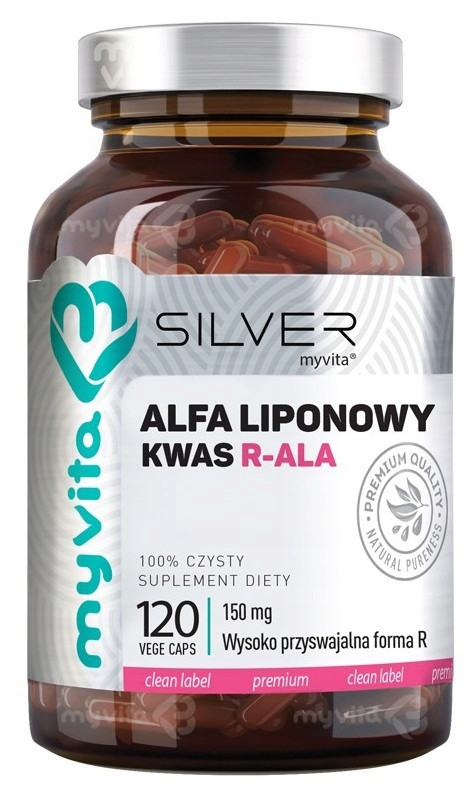 MyVita silver Альфа-ліпоєва кислота R-ALA 120 капсул