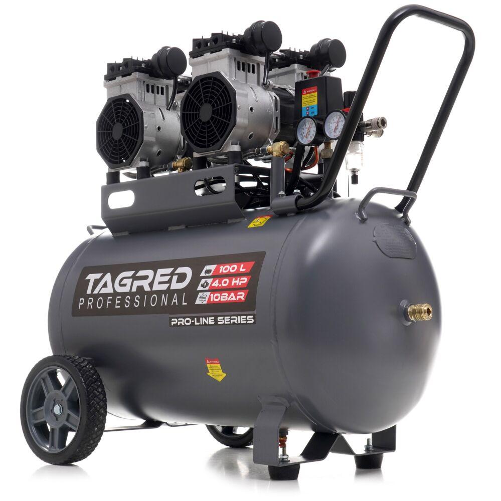 Компактний безмасляний компресор Tagred TA3387 Промисловий компресор без масла, фото 1
