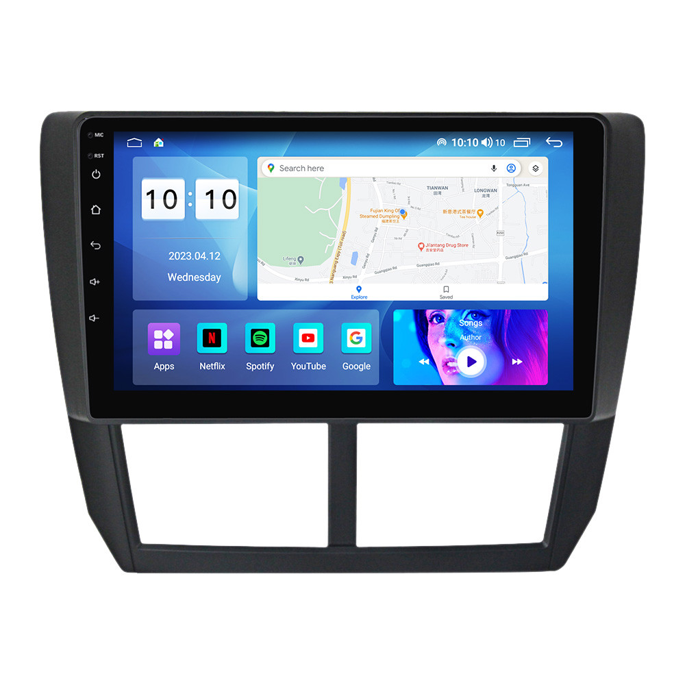 Штатна магнітола Mekede MS Subaru Impreza (2007-2011) QleD, фото 1