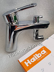 Змішувач для умивальника або на борт ванної з підключенням душового шлангу HAIBA HANSBERG 001 SH