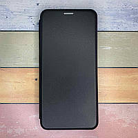 Чехол-книжка для Xiaomi Redmi 9A магнитный, с подставкой, премиальное качество. Черный цвет