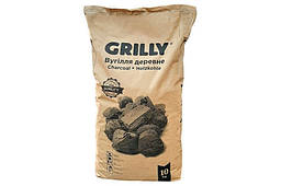 Вугілля деревне ресторанне 10кг Grilly