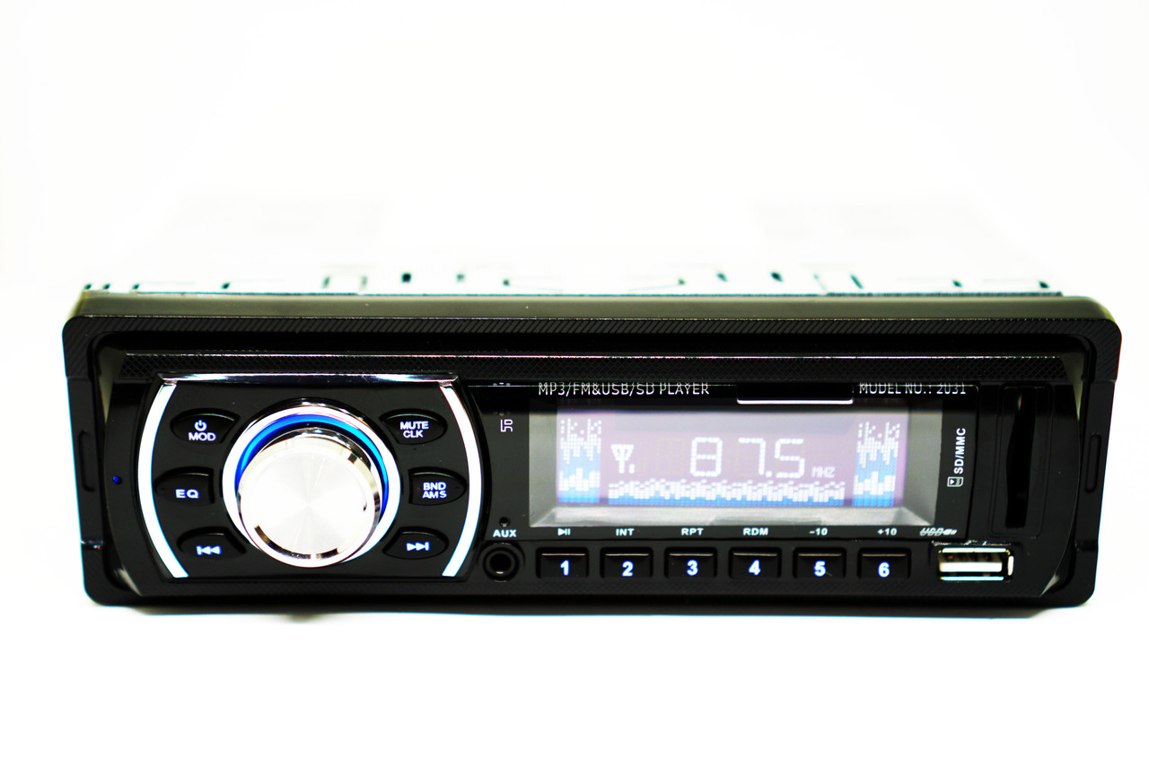 Автомагнітола 2031 — MP3+Usb+Sd+Fm+Aux+ пульт (4x50W)
