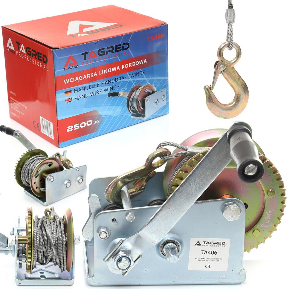 Лебідка ручна LRB 2500 Tagred TA406 лебідка 2500 LBS