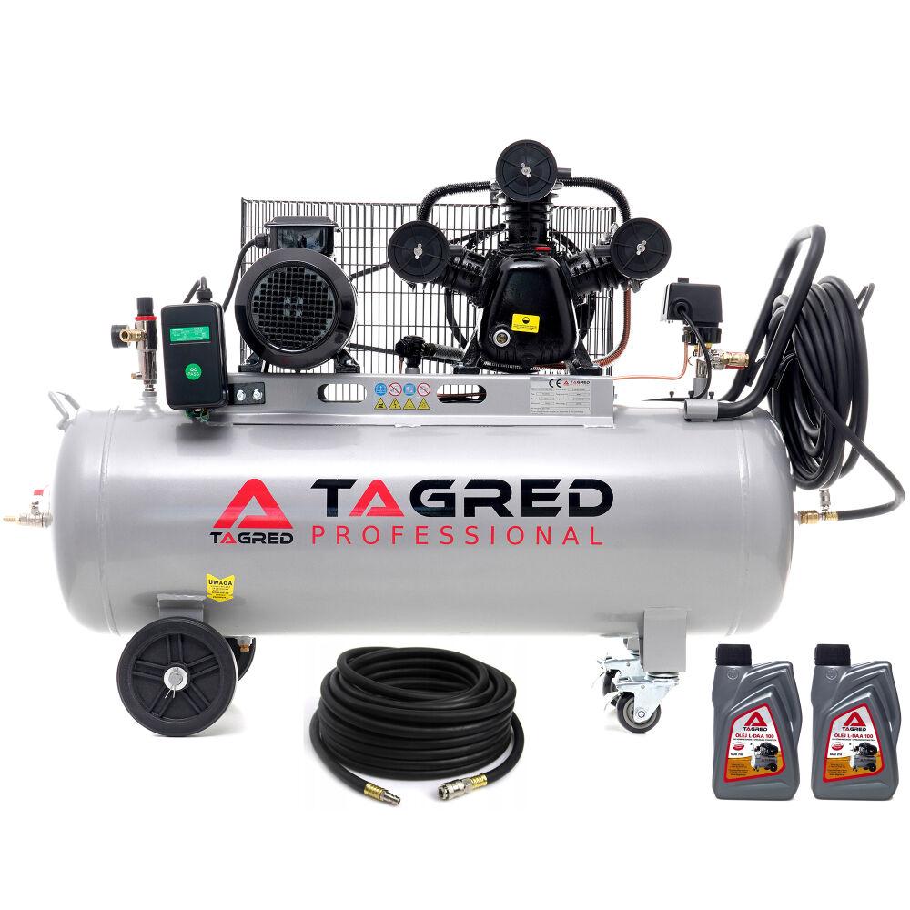 Масляний компресор Tagred TA307B Професійний компресор з великим баком