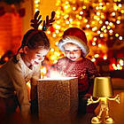 Настільний нічник сенсорний з магнітом 19х15см, 1800мАг, USB, Golden Mikki / Акумуляторна лампа-нічник, фото 10