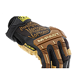 Рукавички Mechanix M-Pact® Framer Leather Fingerless Gloves Brown, фото 3