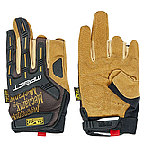 Рукавички Mechanix M-Pact® Framer Leather Fingerless Gloves Brown, фото 7