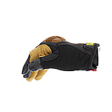 Рукавички Mechanix M-Pact® Framer Leather Fingerless Gloves Brown, фото 6