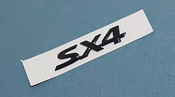 Емблема напис багажника Suzuki SX4 чорна