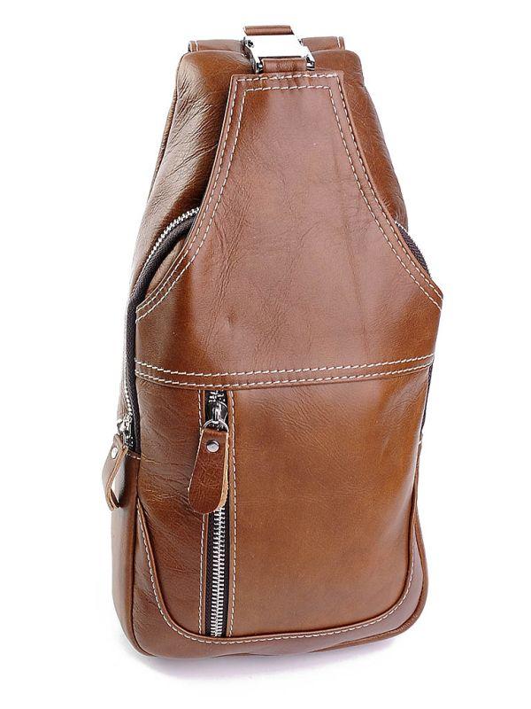 Чоловіча шкіряна сумка  TW-1021 Brown.Чоловічі сумки оптом і в роздріб в УкраЇні на сайті  trandbags.com.ua