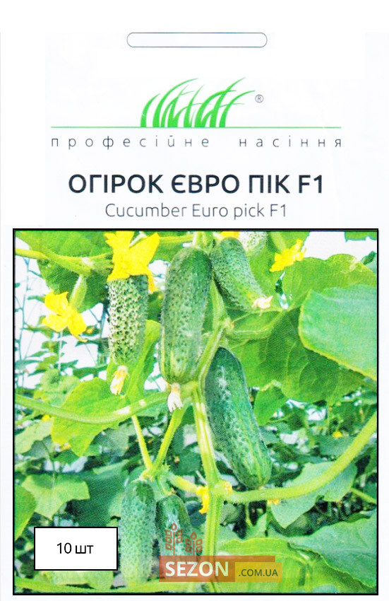 Насіння огірка Євро пік F1 10 шт, United Genetics