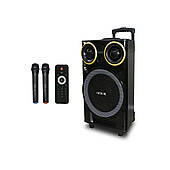 Акустична переносна колонка ZXX-9191, Потужність 60Вт, 12", 67х38х32см, Bluetooth, чорна (8215 ZXX 9191)