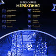 LED гірлянда Роса на пульті 100м 1000 діодів синя зелений дріт, світлодіодна нитка вогники підсвітка декор GarlandoPro, фото 8