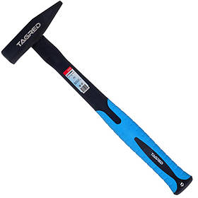 Слюсарний молоток з фібергласовою ручкою 500 г, молоток з гумовою ручкою Tagred TA1419