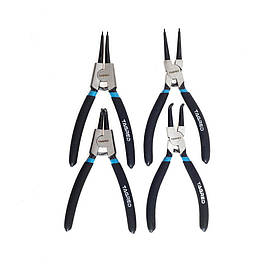 Набір SEGERA: 4 плоскогубці 6" для внутрішніх і зовнішніх кілець, знімник стопорних кілець Tagred TA1038