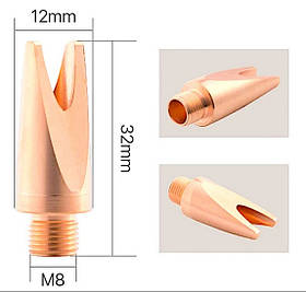 Сопло М8 D10.5 H28 Type А out HANWEI