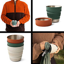 Туристичний складаний стакан Sea To Summit Detour Stainless Steel Collapsible Mug, 475 мл (Laurel Green), фото 5