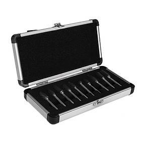 Напилки ротаційні, фрези напилки по металу, 6 мм 10 шт ротаційна фреза Tagred TA4045