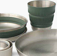 Туристичний складаний стакан Sea To Summit Detour Stainless Steel Collapsible Mug, 475 мл (Laurel Green), фото 4
