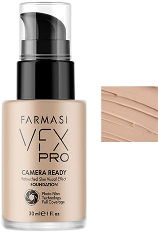 Тональний крем з ефектом фотофильтра VFX Pro 09 Прохолодний Беж Make Up Farmasi