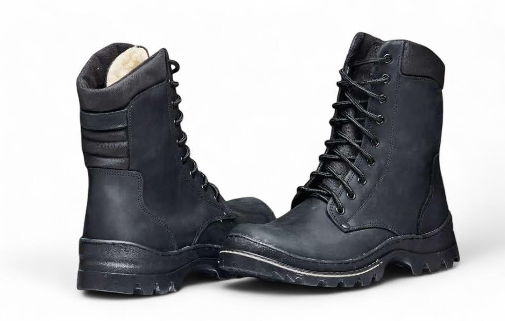 Берці зимові тактичні Armos "Sentinel" Black, штучне хутро, розміри 40 41 42 43 44 45 46