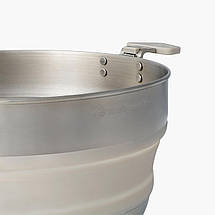 Туристична складана каструля Sea to Summit Detour Stainless Steel Collapsible Pot, 5 л (Moonstruck Grey), фото 5