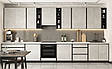 Сучасна кухня Графіті 3.2 м Дуб білий/Графіт, фото 5