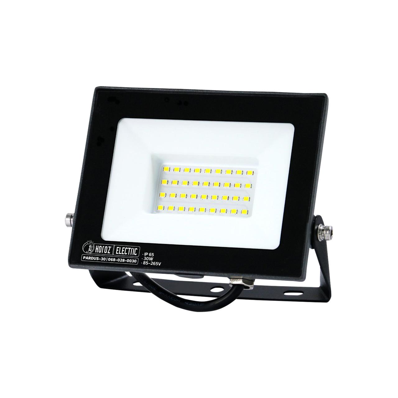 Прожектор світлодіодний PARDUS 30W, 6400K, ІР65, HOROZ, Арт.58450