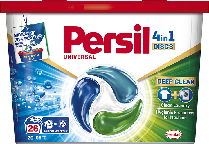 Капсули для прання Universal Deep Clean 26шт, Persil, Арт.51240