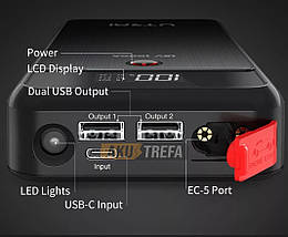 Пусковий зарядний пристрій для авто Jump Starter UTRAI AIR 1000A 8000mAh, фото 5