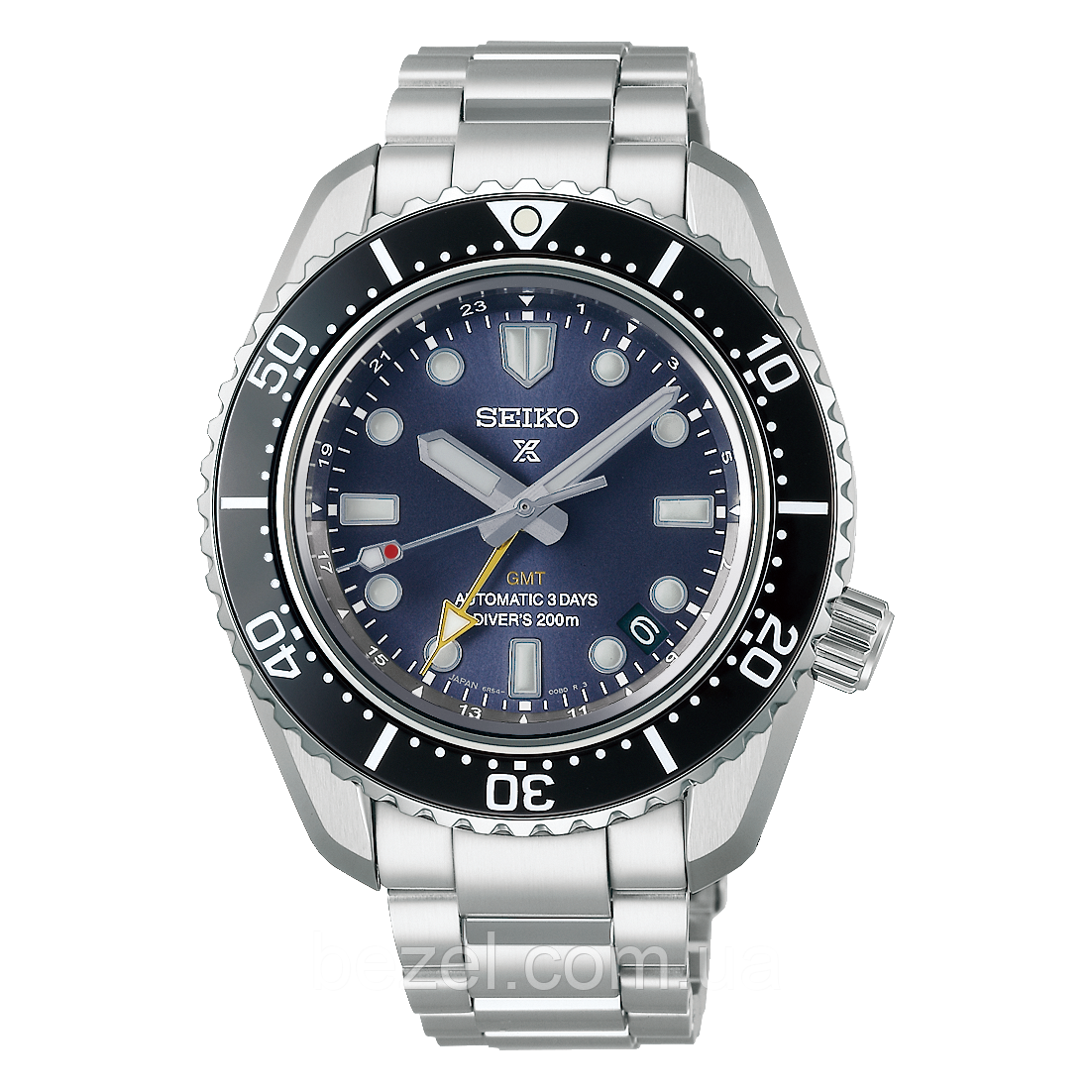 Чоловічий годинник Seiko SBEJ021 GMT Prospex Diver Scuba Mechanical Divers 1968 Heritage