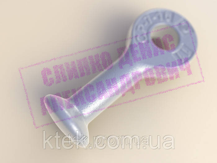 Сережка СР-7-16, СР-12-16, СРС-7-16, Вузол кріплення КГП-7-3, КГП-16-3 для ЛЕП