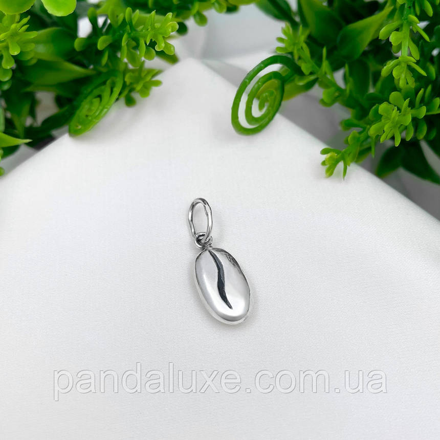 Підвіска срібна на шию підвіс Кава, фото 1