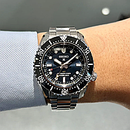 Чоловічий годинник Seiko SBEJ021 GMT Prospex Diver Scuba Mechanical Divers 1968 Heritage, фото 5