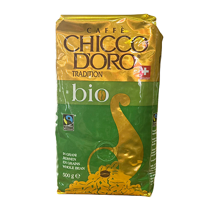 Ящик Кави в зернах Chicco d'oro BIO 500 г (у ящику 10 шт), фото 2