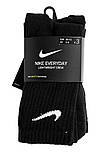 Шкарпетки високі тонкі Nike Everyday Lightweight Crew 3 пари чорні білі SX7676-010 SX7676-100, фото 5
