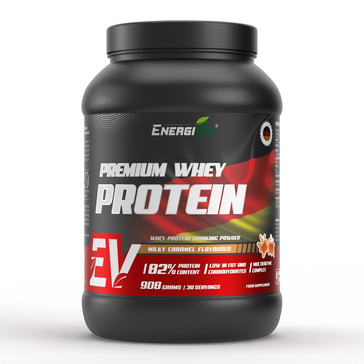 Протеїн EnergiVit Premium Whey Protein 908 g Карамель