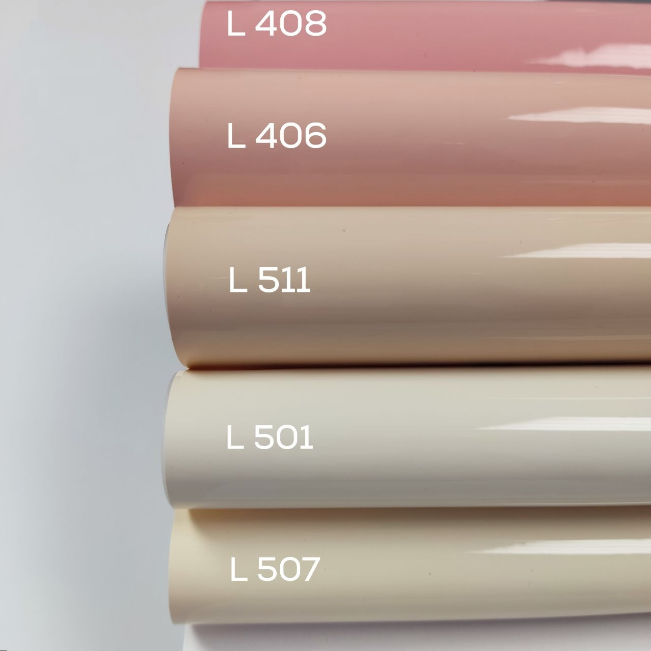 Глянцеве натяжне полотно без гарпуна MSD Premium, пастельні тона