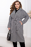 Яскраве двобортне пальто oversize для стильного образу, фото 3