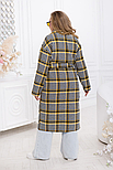 Яскраве двобортне пальто oversize для стильного образу, фото 9