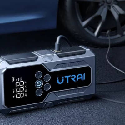 Пусковий пристрій 1500A Powerbank Jump Starter and Compressor 10 Bar UTRAI JSTAR 9, фото 3