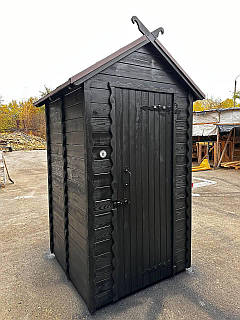 Туалет дерев'яний для дачі
