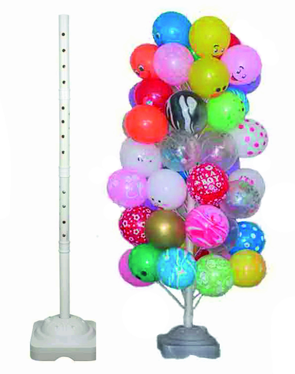 Стійка вітрина для повітряних куль. Висота: 1.80м.