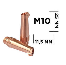 Сопло для зварювання M10 11,8x40 wire-feed 1,2mm Тип D (high)
