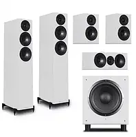 Комплект акустики Wharfedale Diamond 12.4 5.1 White Oak