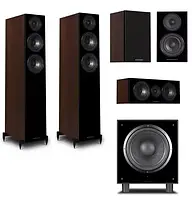 Комплект акустики Wharfedale Diamond 12.4 5.1 Walnut Pearl