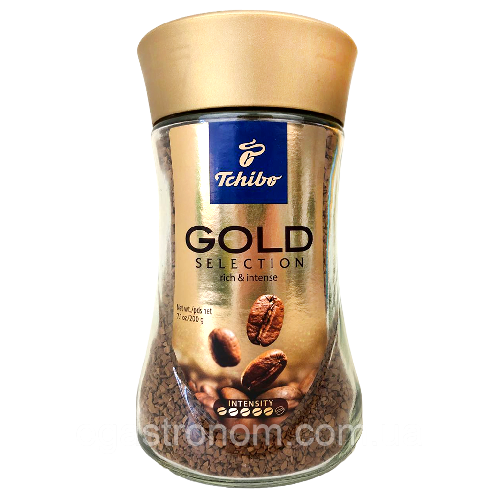Кава розчинна голд Чібо Tchibo gold 200g 6шт/ящ (Код: 00-00016971)