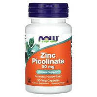 Zinc Picolinate 50 mg NOW, 30 капсул